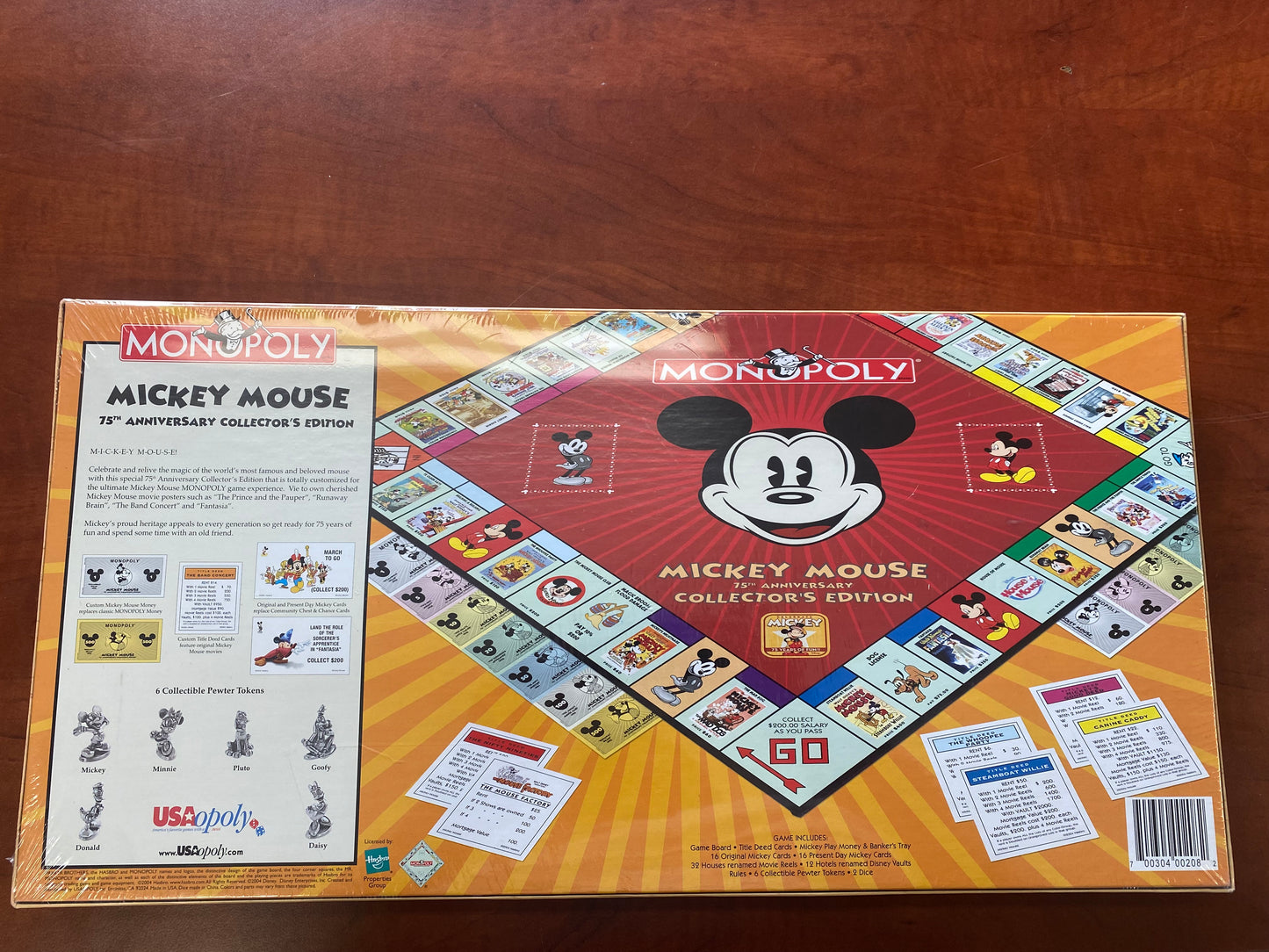 Monopoly Mickey Mouse 75th Anniversary Board Game DISNEY - Factory Sealed!